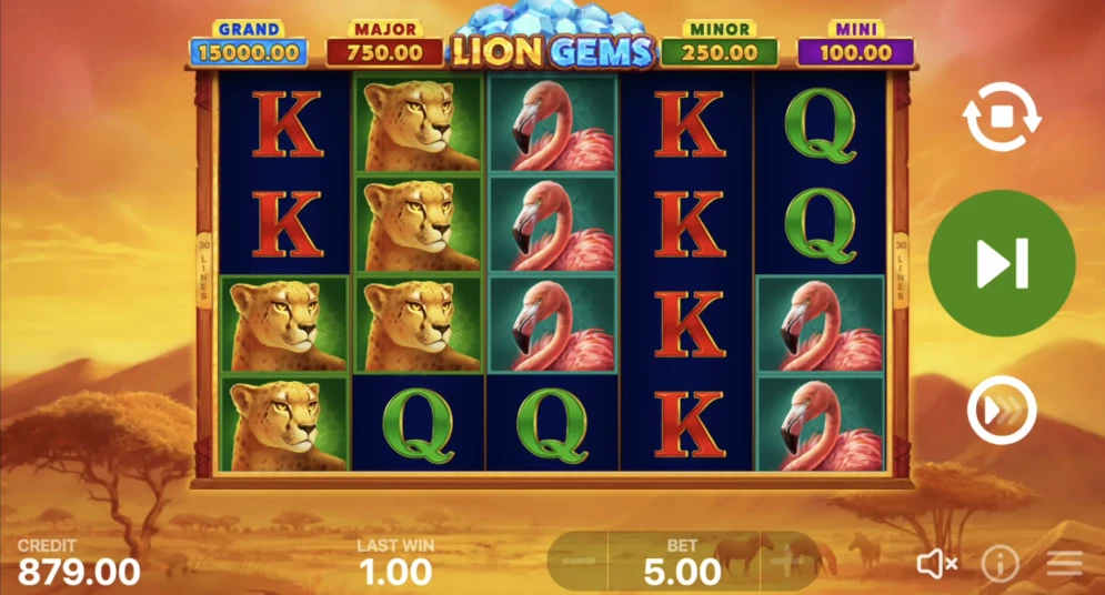 Lion Gems: Hold and Win